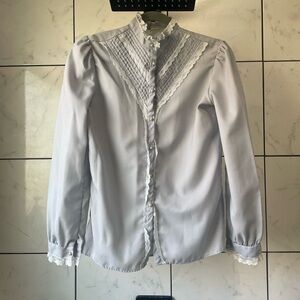 Vintage Blue Blouse